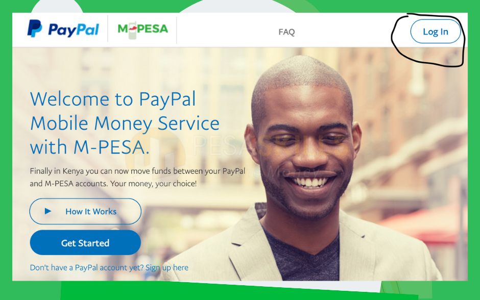 How to Withdraw Money from PayPal to M-PESA - Step 2